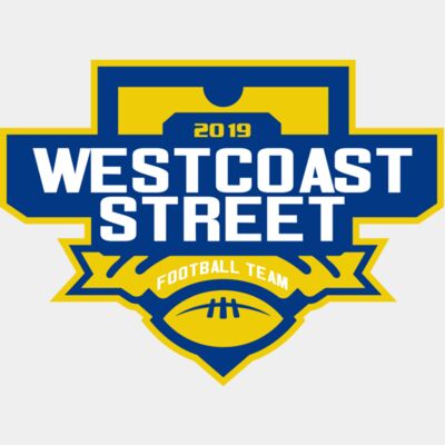 West Coast Street Football League logo template Thumbnail