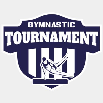 Gymnastic Tournament logo template Thumbnail