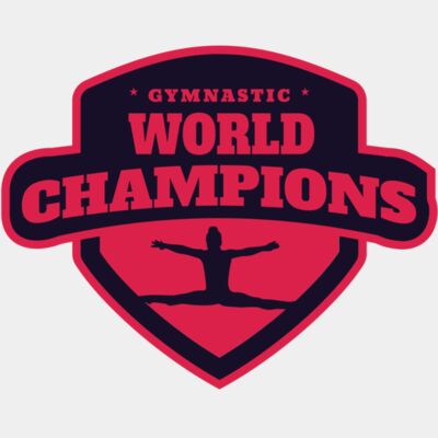 Gymnastic World Champions logo template Thumbnail
