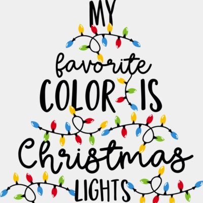 My favourite colour is christmas light Thumbnail